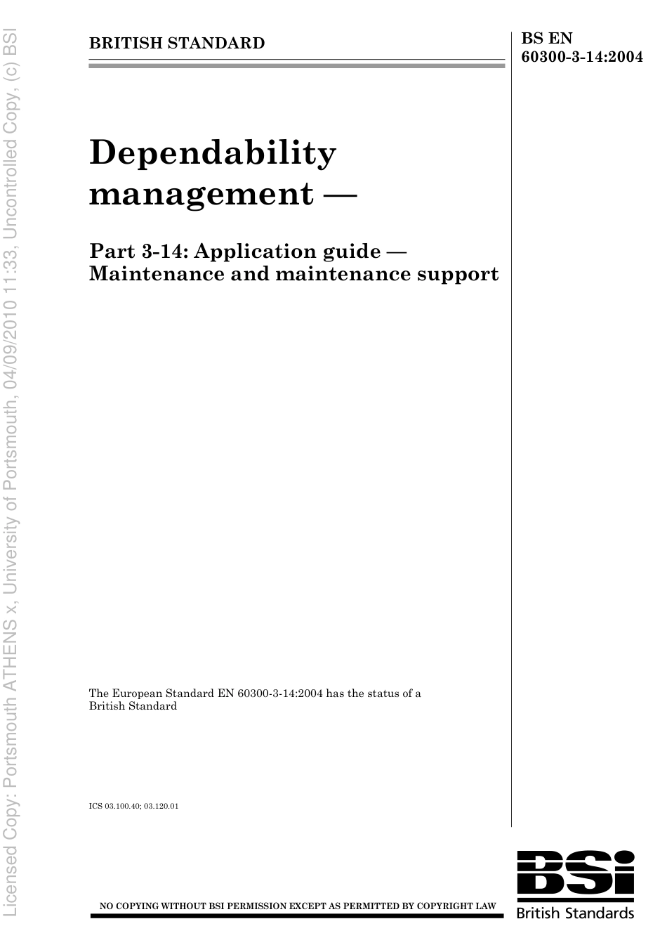 BS EN 60300-3-142004.pdf_第1页