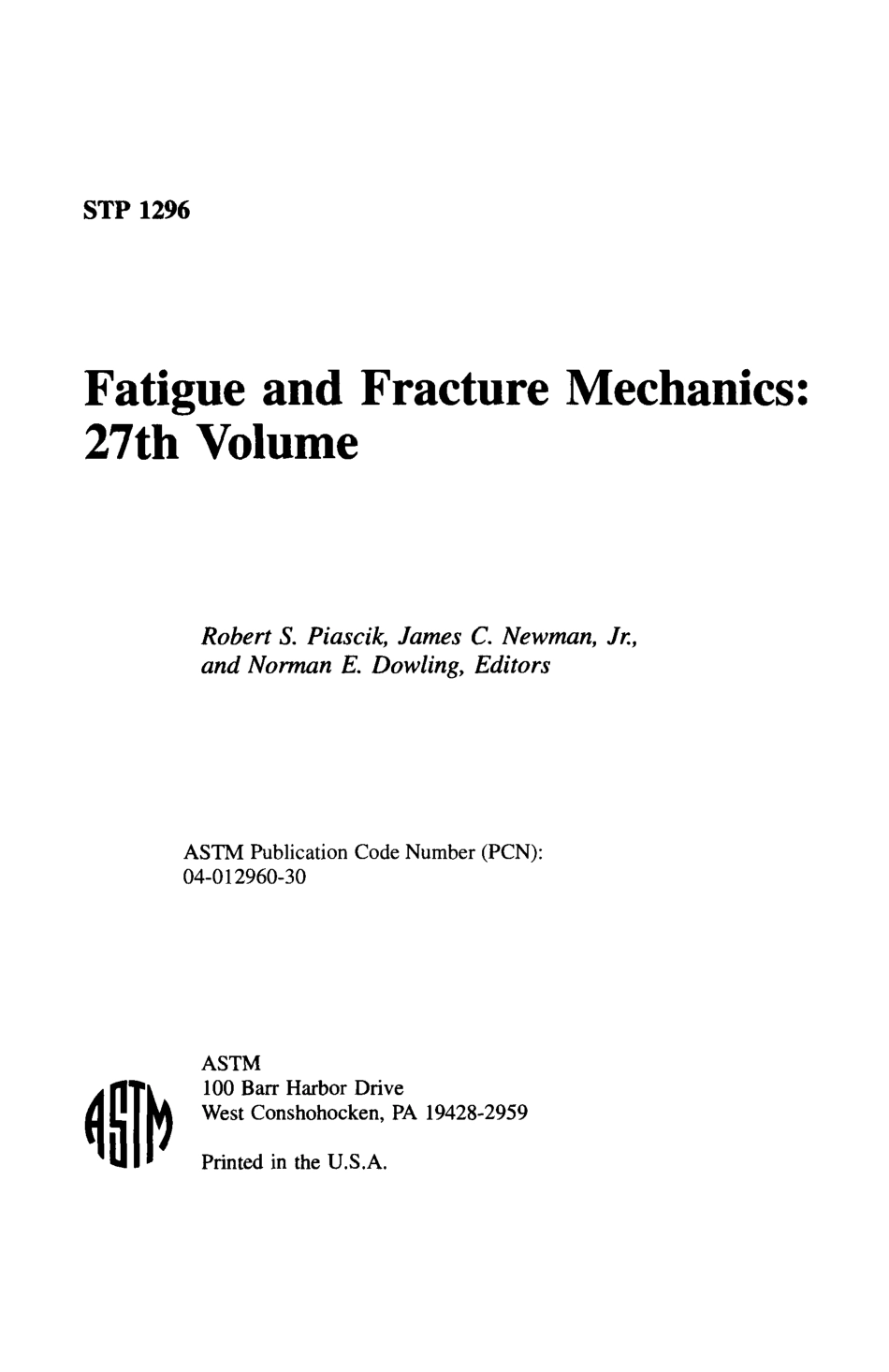 ASTM STP 1296-1997.pdf_第2页