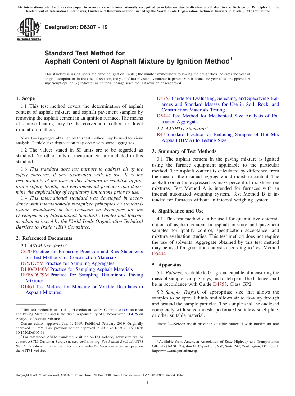ASTM D6307 - 19.pdf_第1页