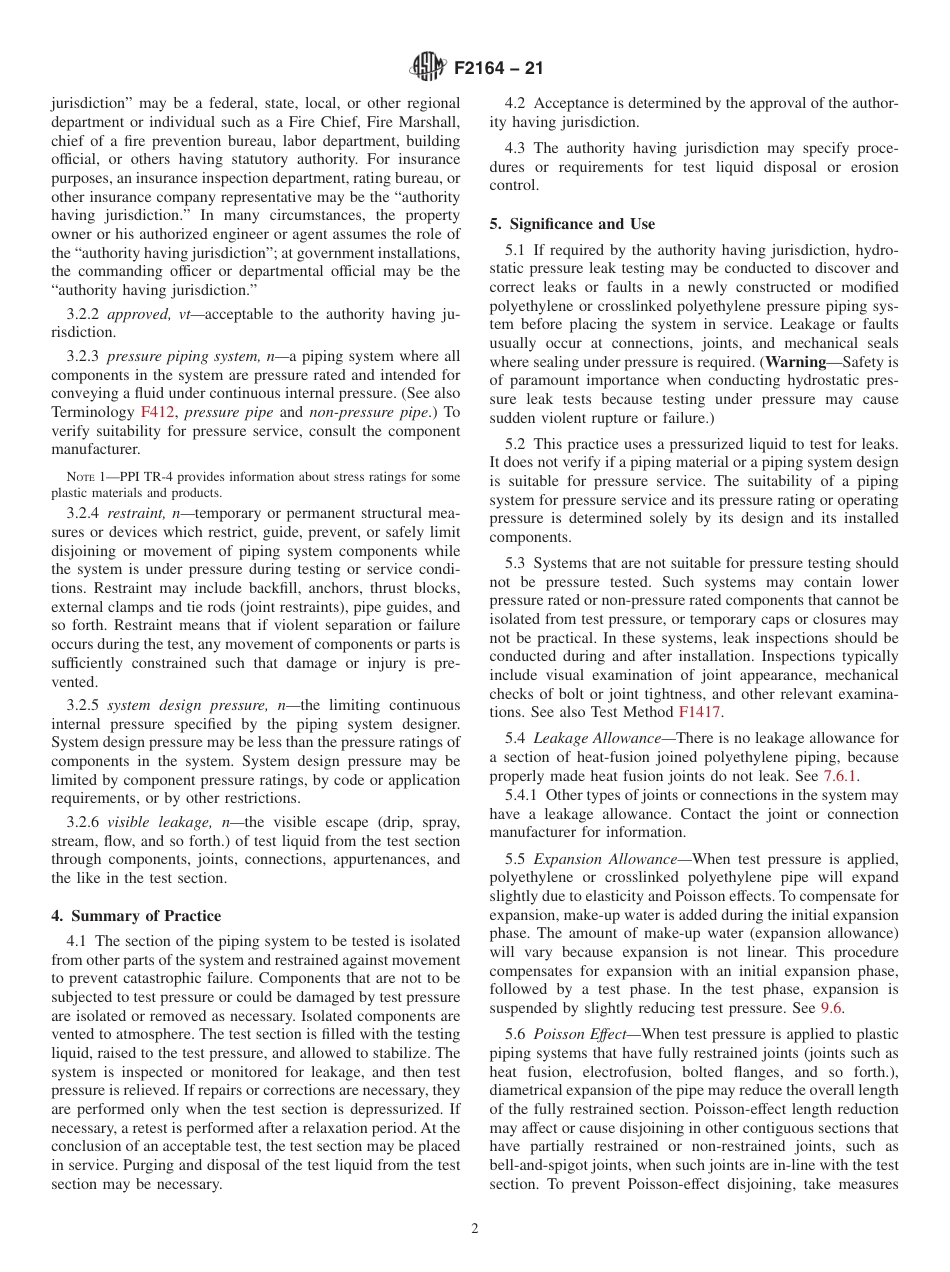 ASTM F2164 - 21.pdf_第2页
