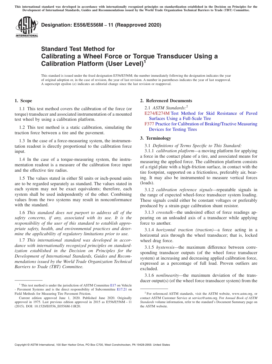 ASTM E556 - E 556M - 11 (2020)(1).pdf_第1页
