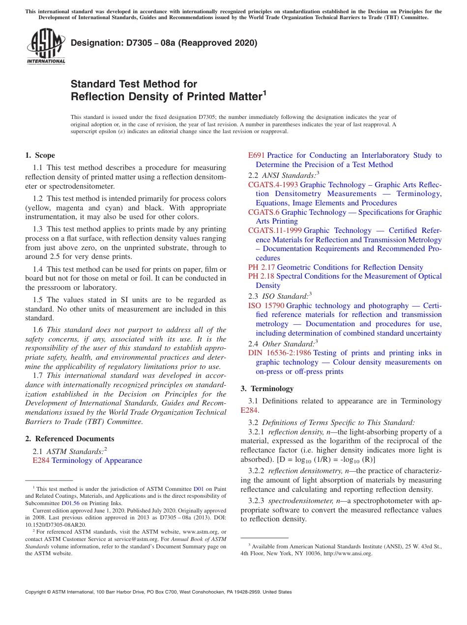 ASTM D7305 - 08a (2020).pdf_第1页