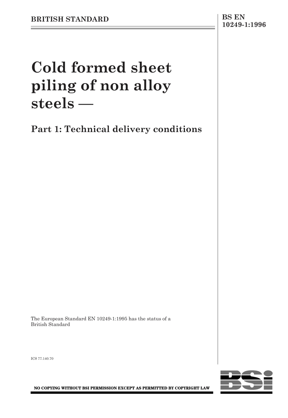 BS EN 10249-1-1996 (1999).pdf_第1页