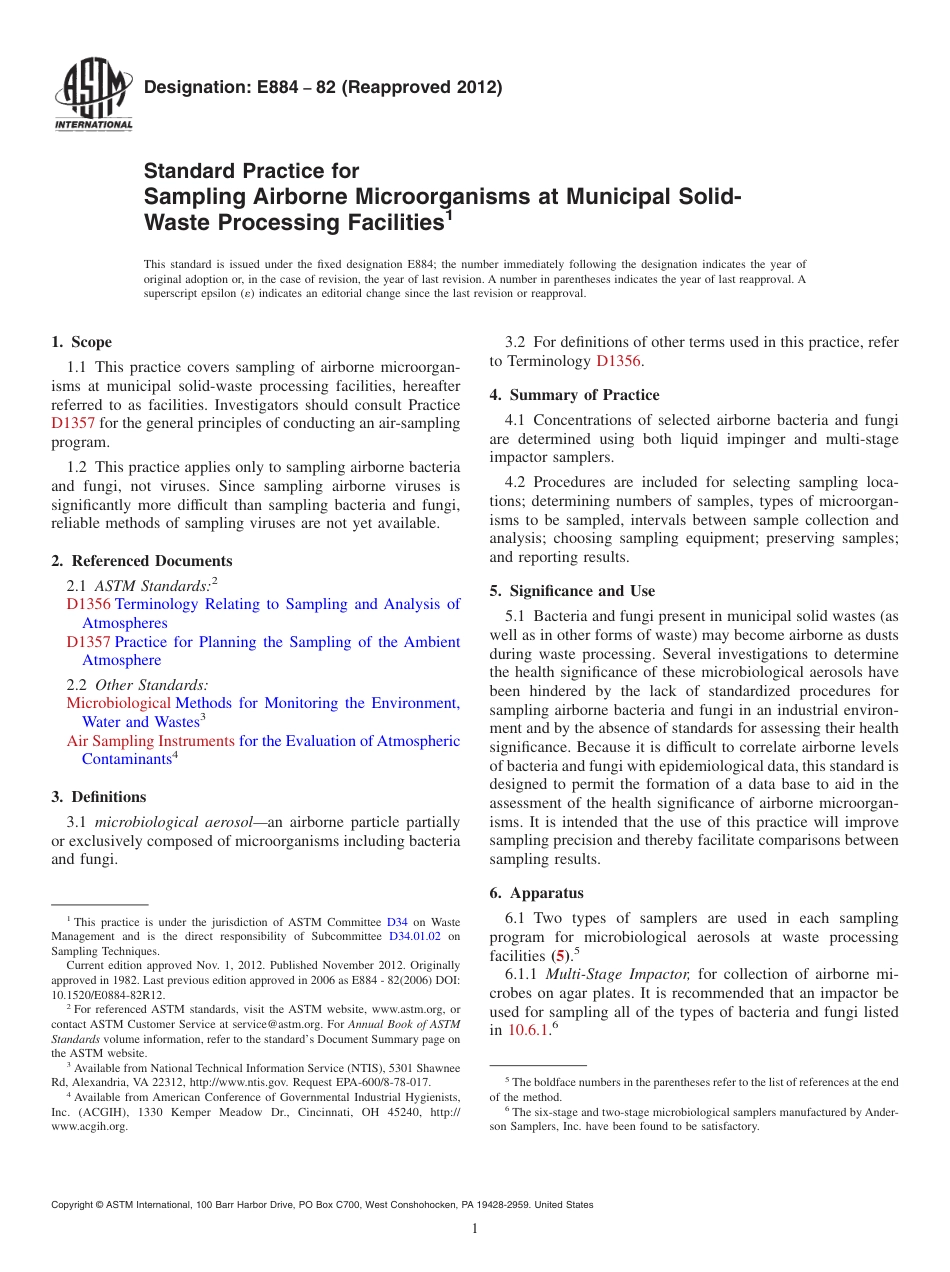 ASTM E884 - 82 (2012).pdf_第1页