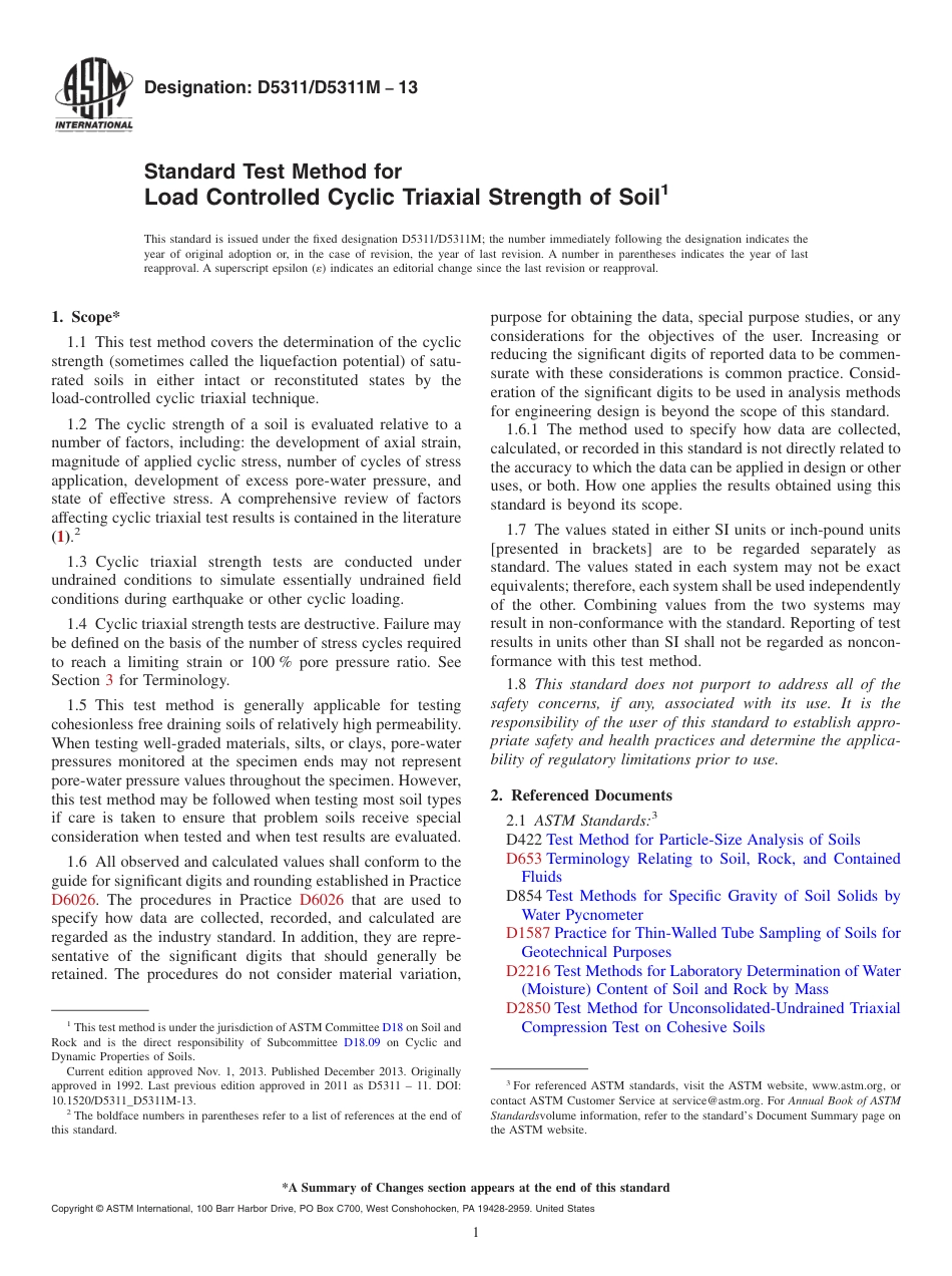 ASTM D5311 - D 5311M - 13.pdf_第1页