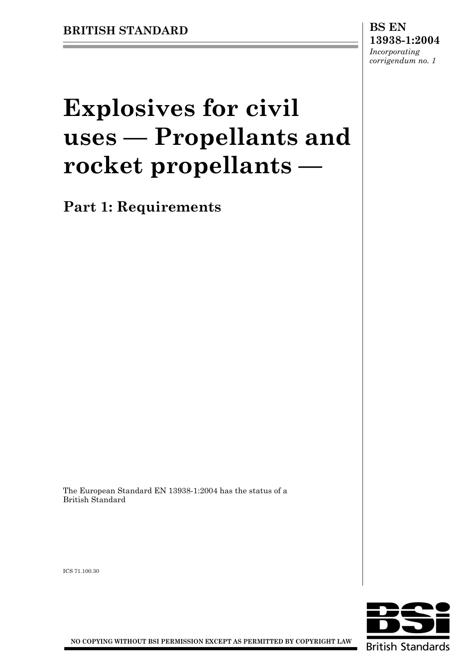 BS EN 13938-1-2004 (2007).pdf_第1页