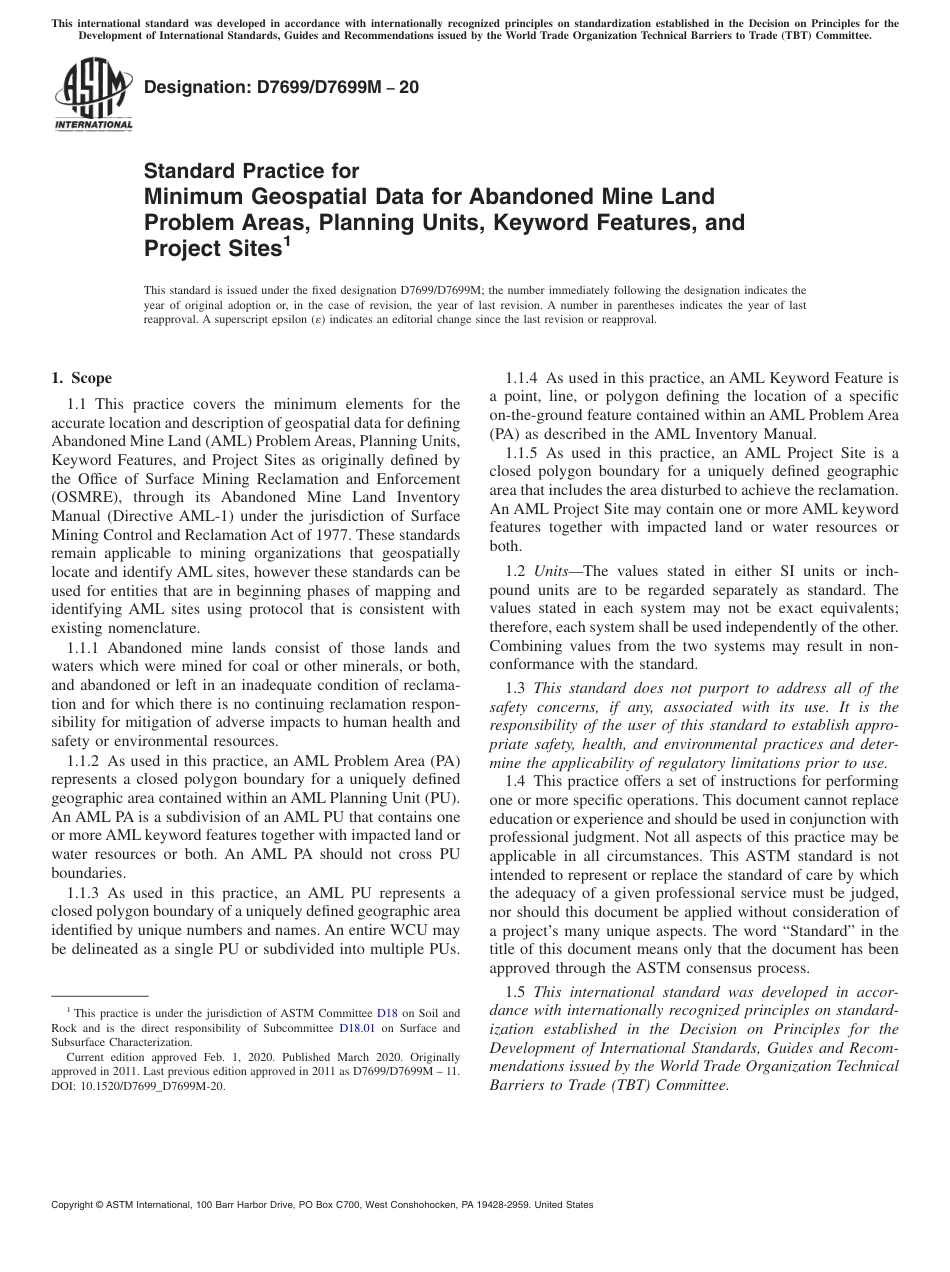 ASTM D7699 - D 7699M - 20.pdf_第1页