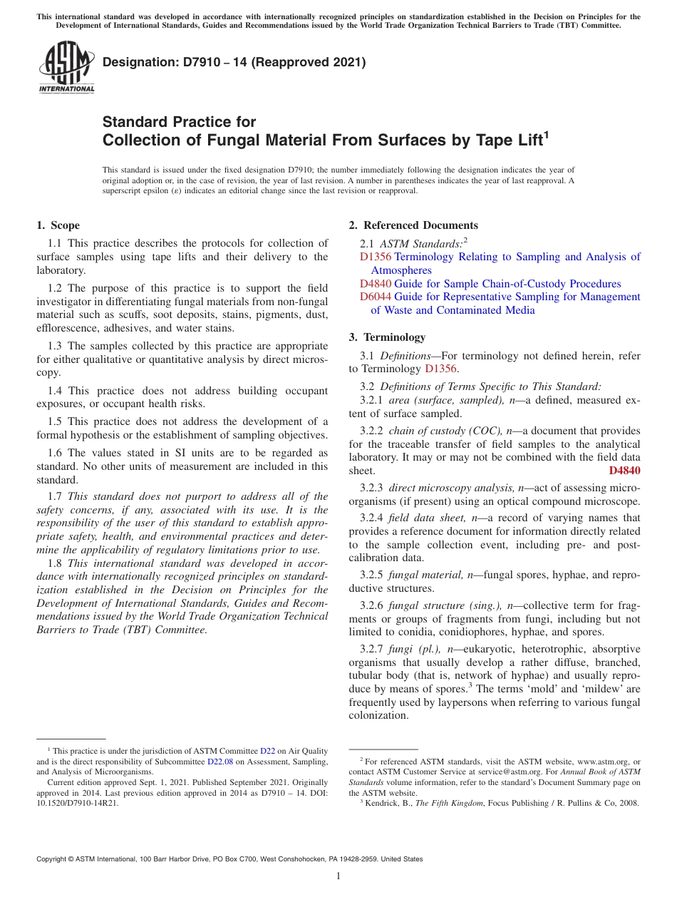 ASTM D7910 - 14 (2021).pdf_第1页