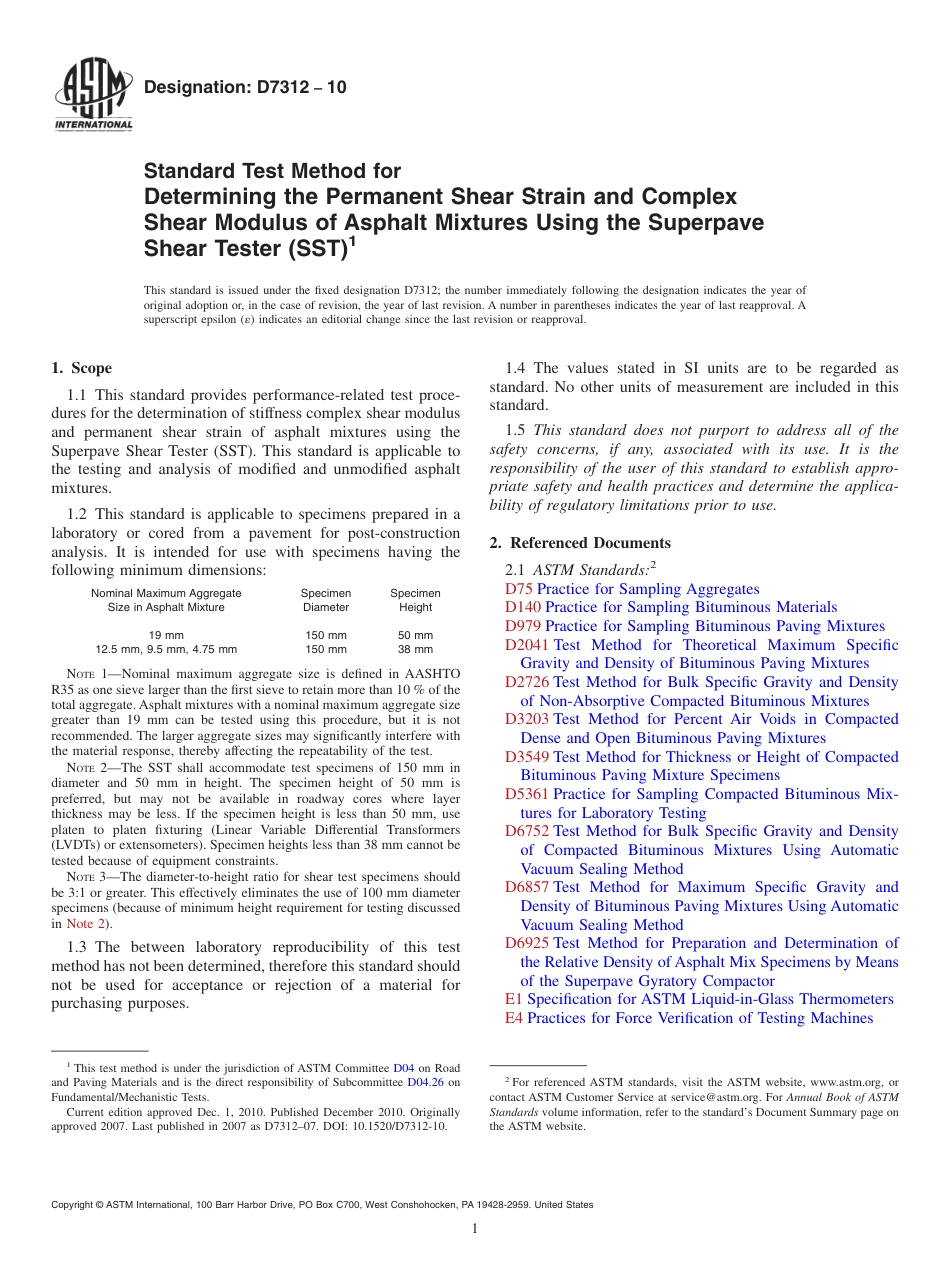ASTM D7312 - 10.pdf_第1页