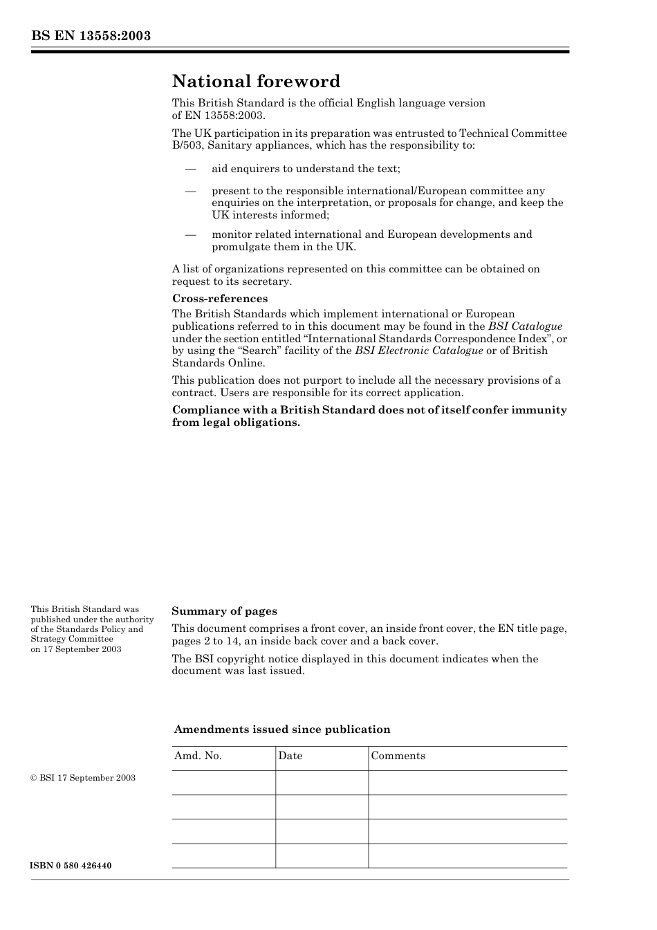 BS EN 13558-2003 (2009).pdf_第2页