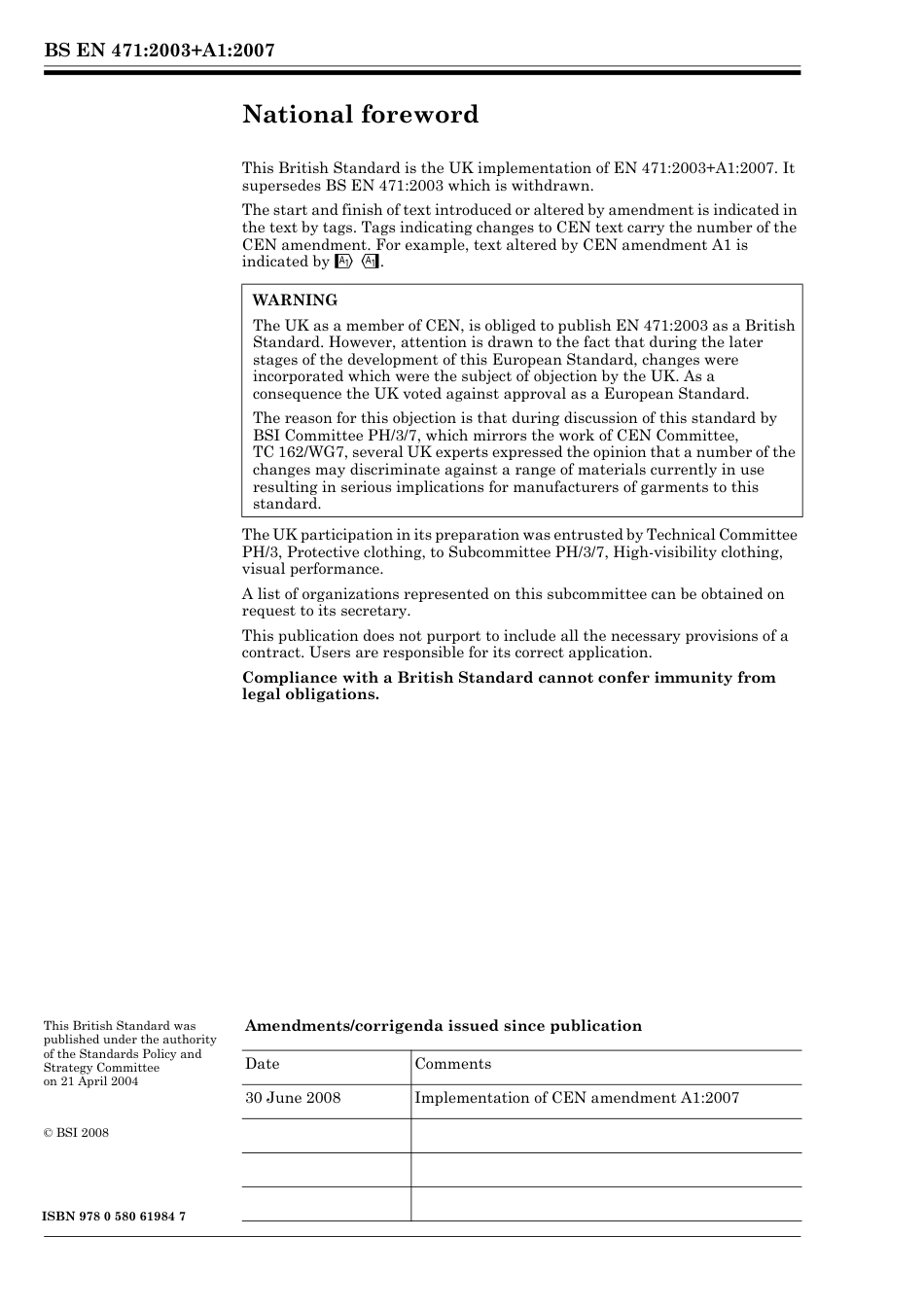 BS EN 00471-2003 + A1-2007.pdf_第2页