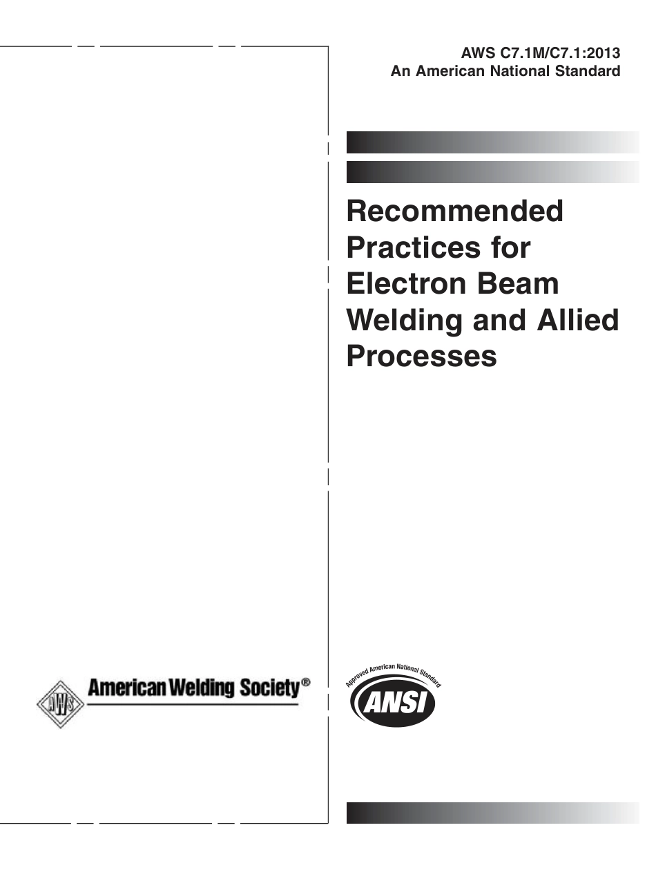 AWS C7.1M - C7.1-2013.pdf_第1页