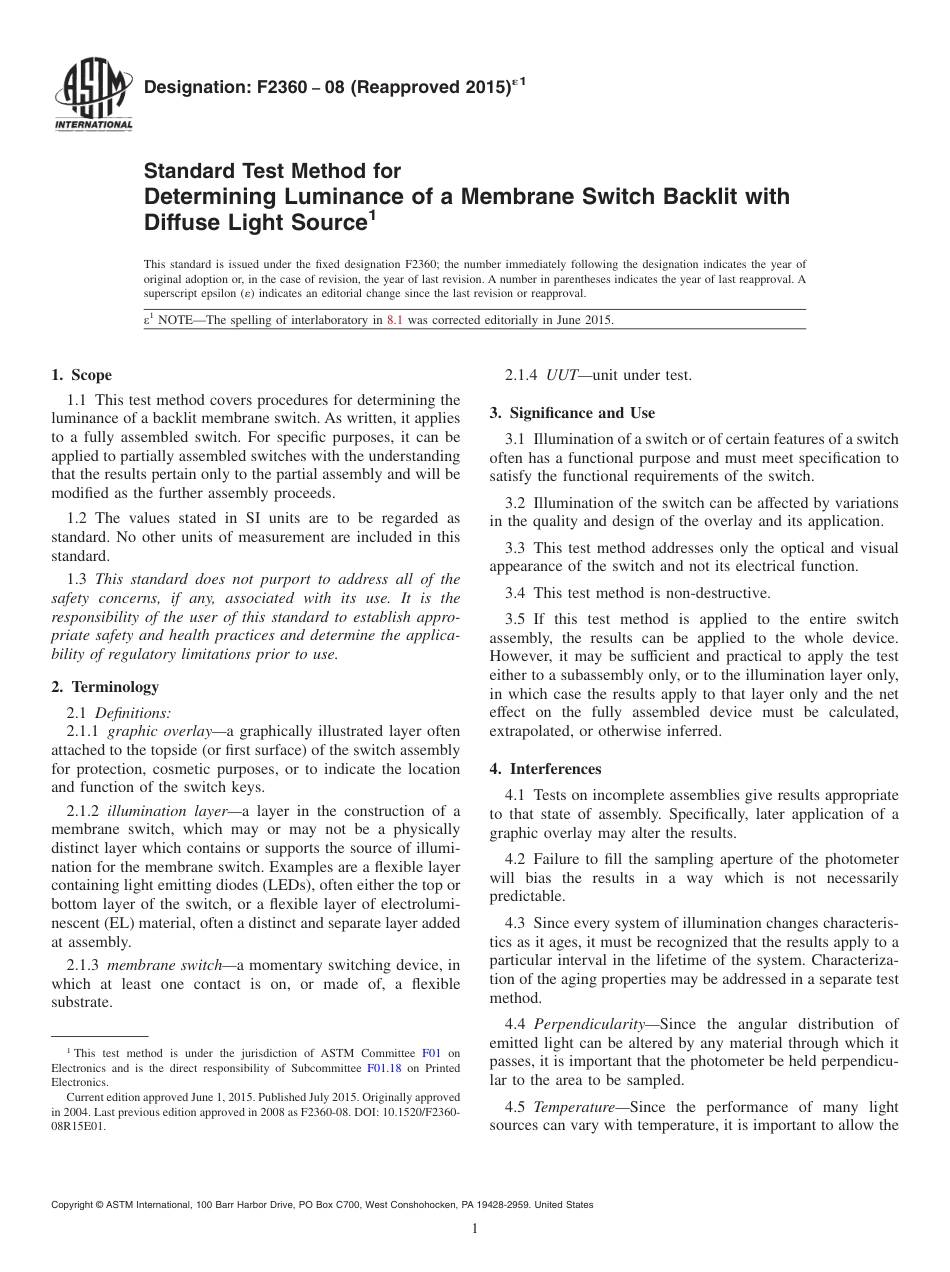 ASTM F2360 - 08 (2015)e1.pdf_第1页