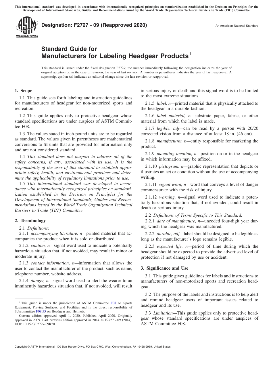 ASTM F2727 - 09 (2020).pdf_第1页