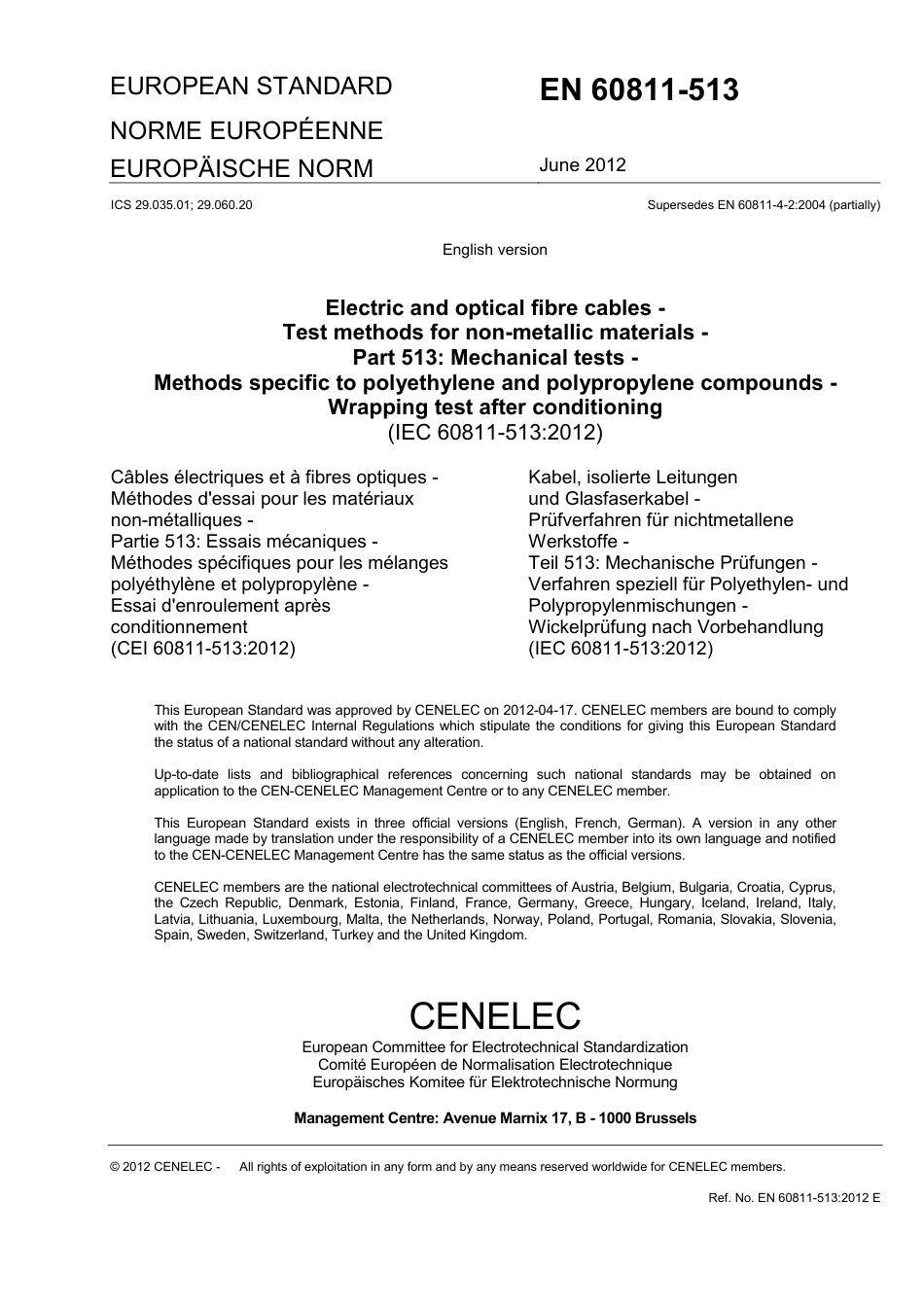 BS EN 60811-513-2012.pdf_第3页