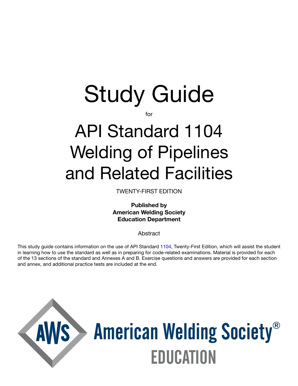 AWS Study Guide for API Standard 1104 (2017).pdf_第3页