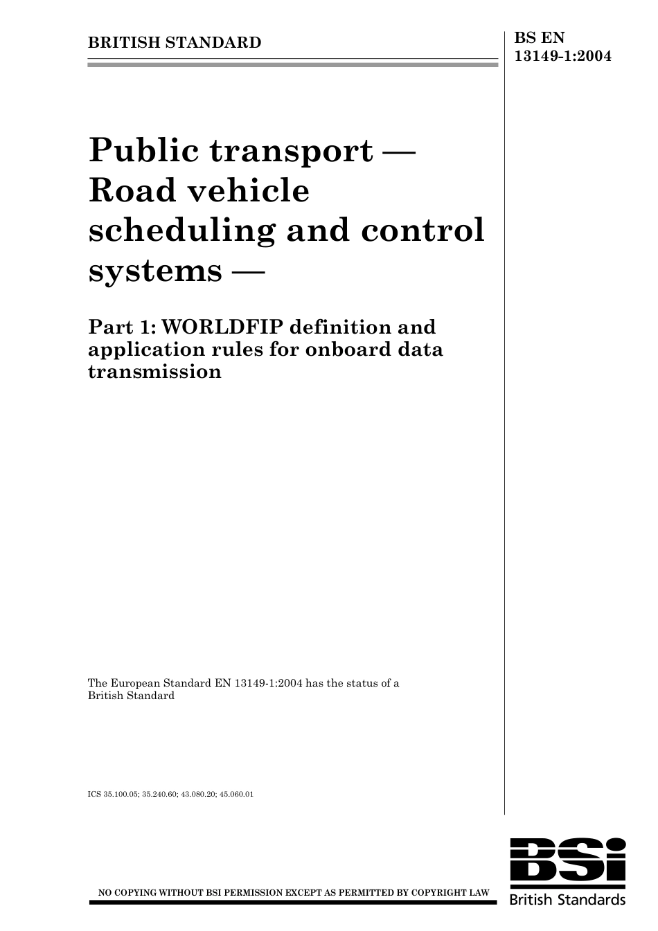 BS EN 13149-1-2004.pdf_第1页