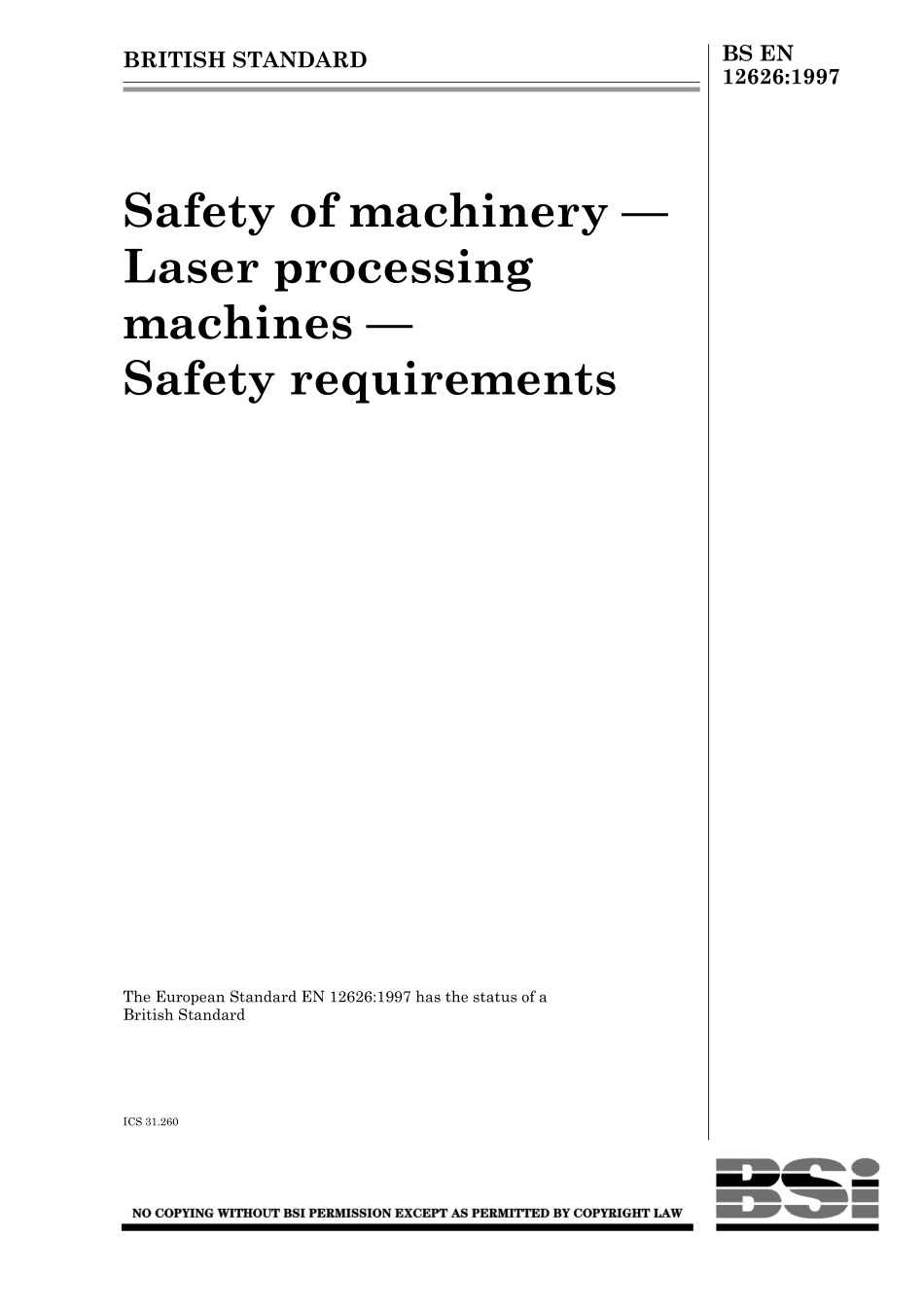 BS EN 12626-1997 (1999).pdf_第1页