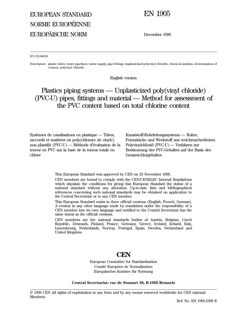 BS EN 01905-1999.pdf_第3页