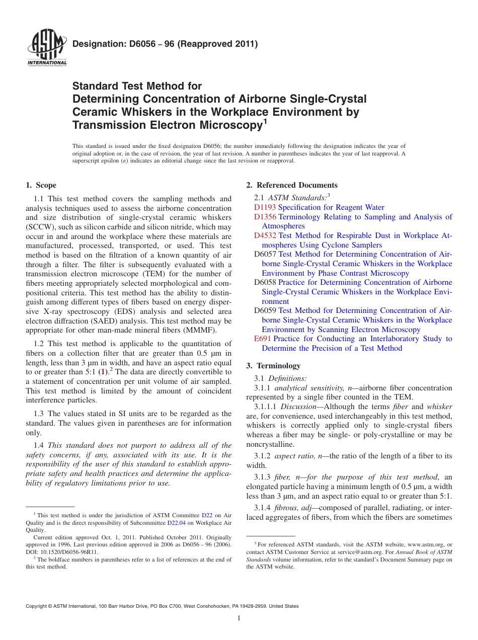 ASTM D6056 - 96 (2011).pdf_第1页
