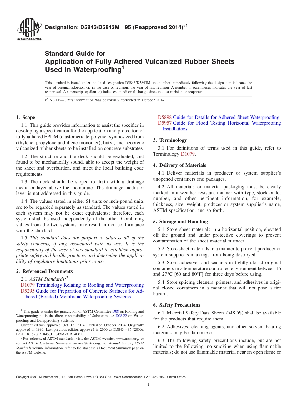 ASTM D5843 - D 5843M - 95 (2014)e1.pdf_第1页