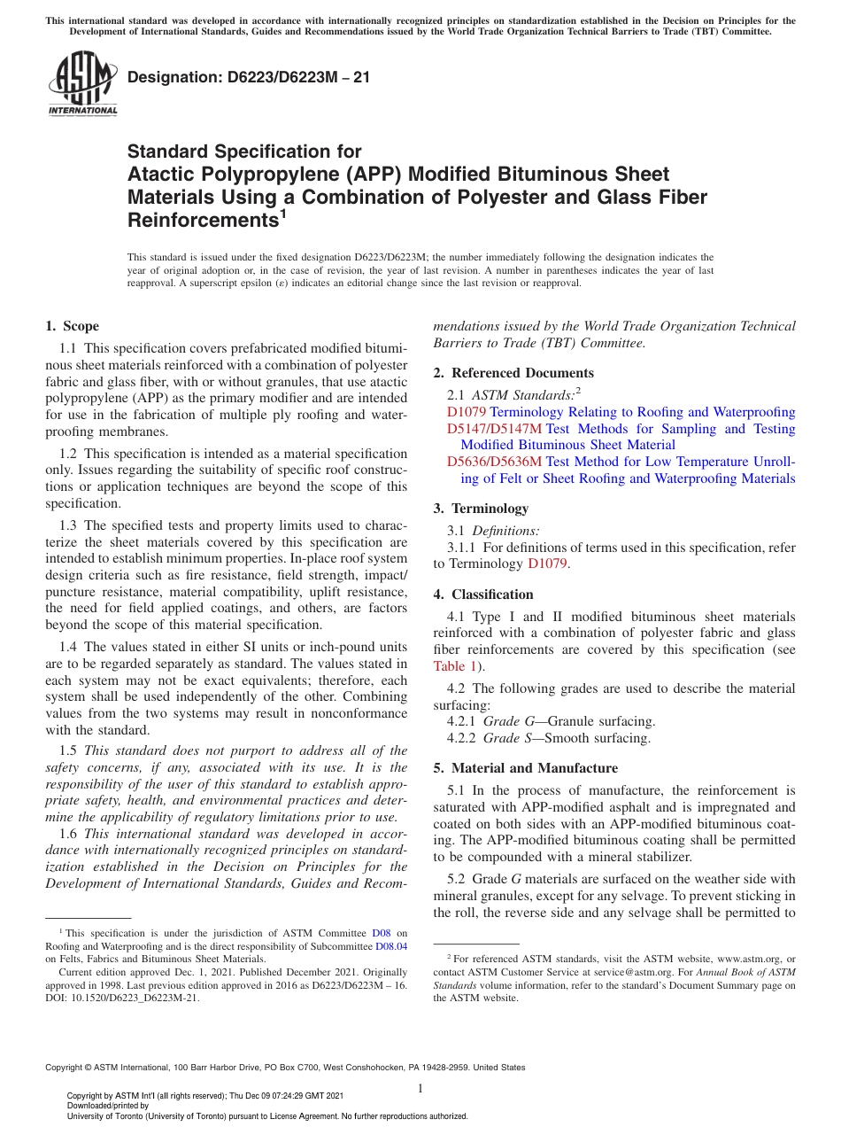 ASTM D6223 - D 6223M - 21.pdf_第1页