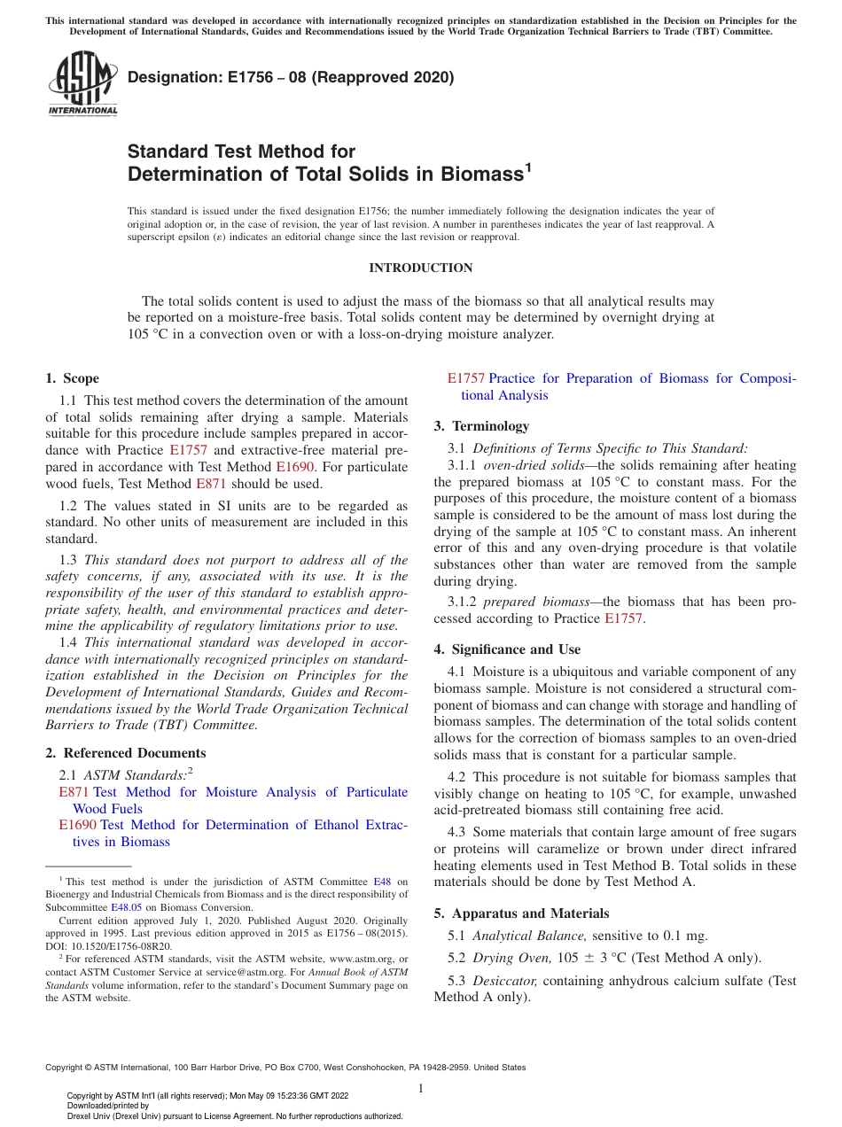ASTM E1756 − 08 (Reapproved 2020).pdf_第1页