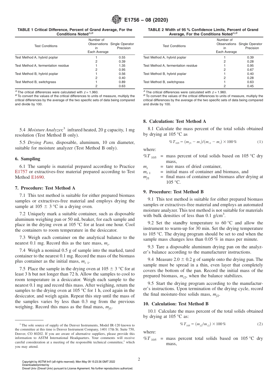 ASTM E1756 − 08 (Reapproved 2020).pdf_第2页