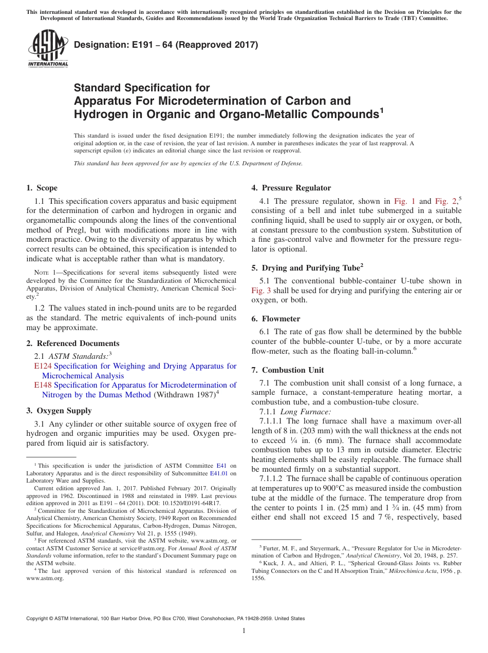 ASTM E191 - 64 (2017).pdf_第1页