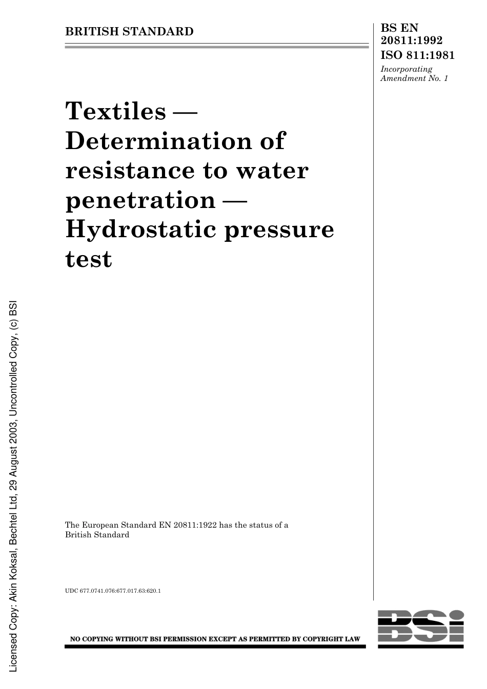 BS EN 20811-1992 (ISO 811) (2000).pdf_第2页