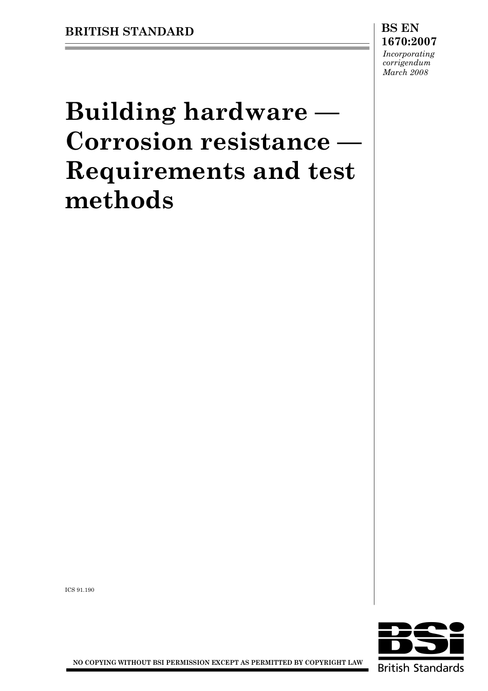 BS EN 01670-2007 (2009).pdf_第1页