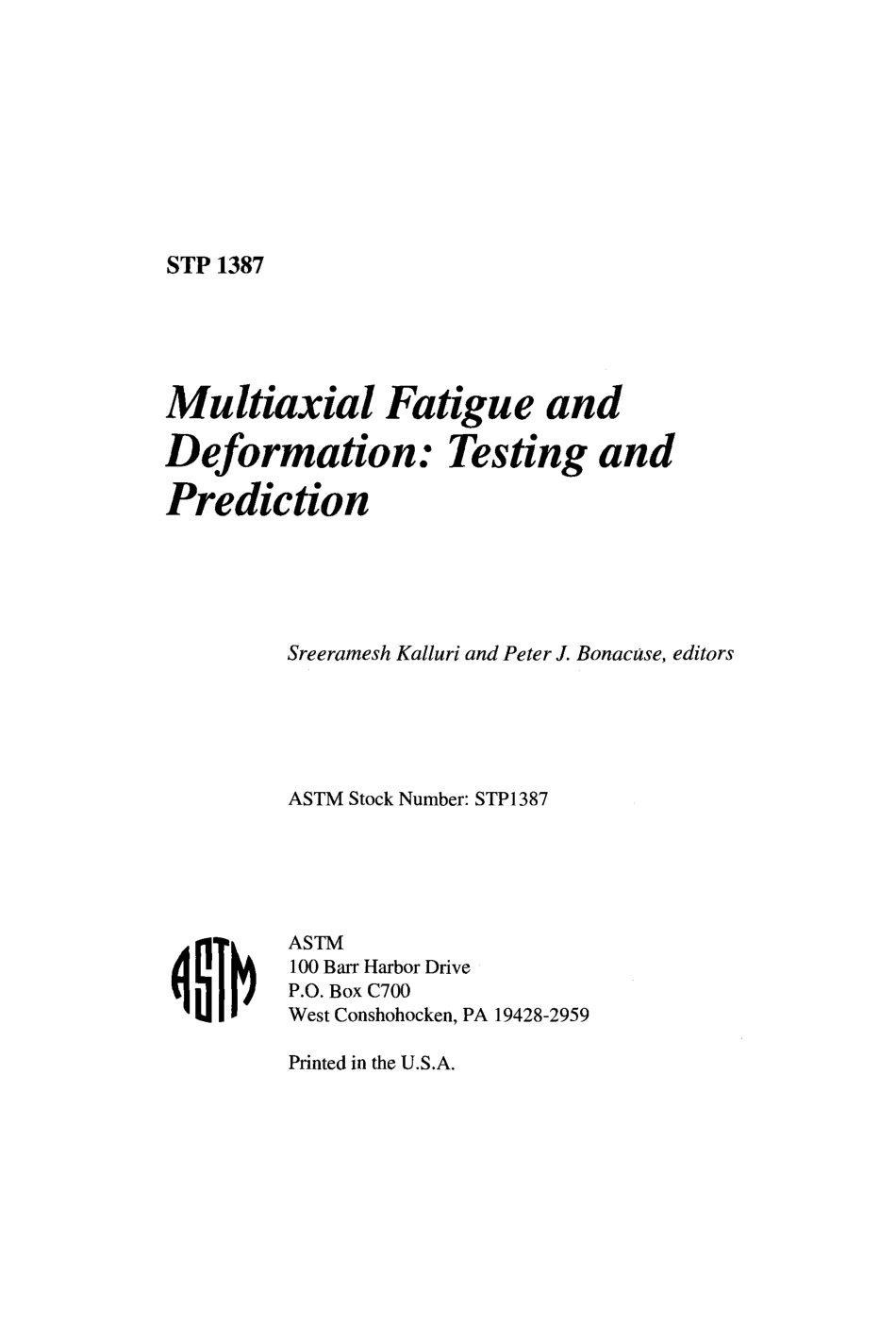 ASTM STP 1387-2000.pdf_第2页