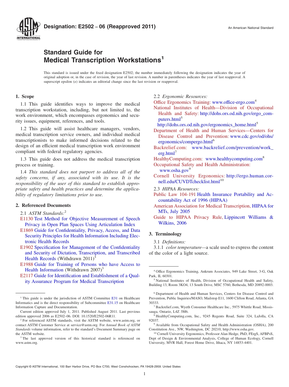 ASTM E2502 - 06 (2011).pdf_第1页