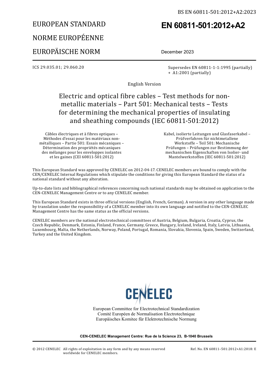 BS EN 60811-501-2012 + A2-2023.pdf_第3页