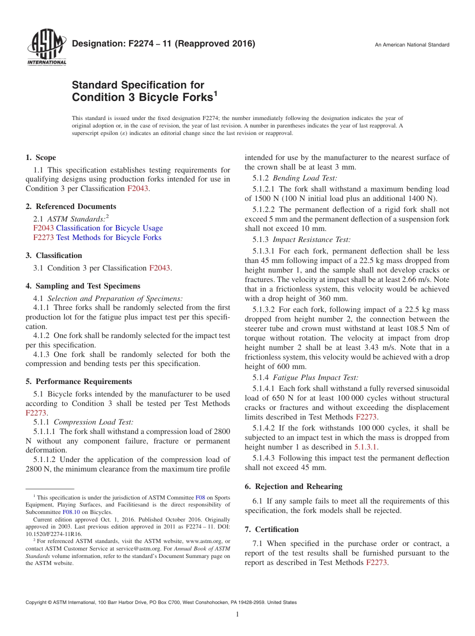 ASTM F2274 - 11 (2016).pdf_第1页