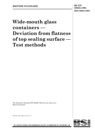 BS EN 29885-1994 (1999) ISO 9885-1991.pdf