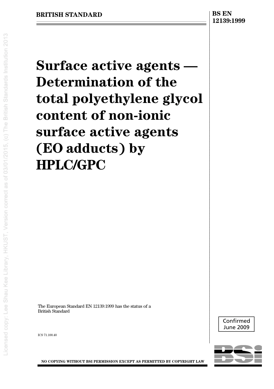 BS EN 12139-1999 (2009).pdf_第1页