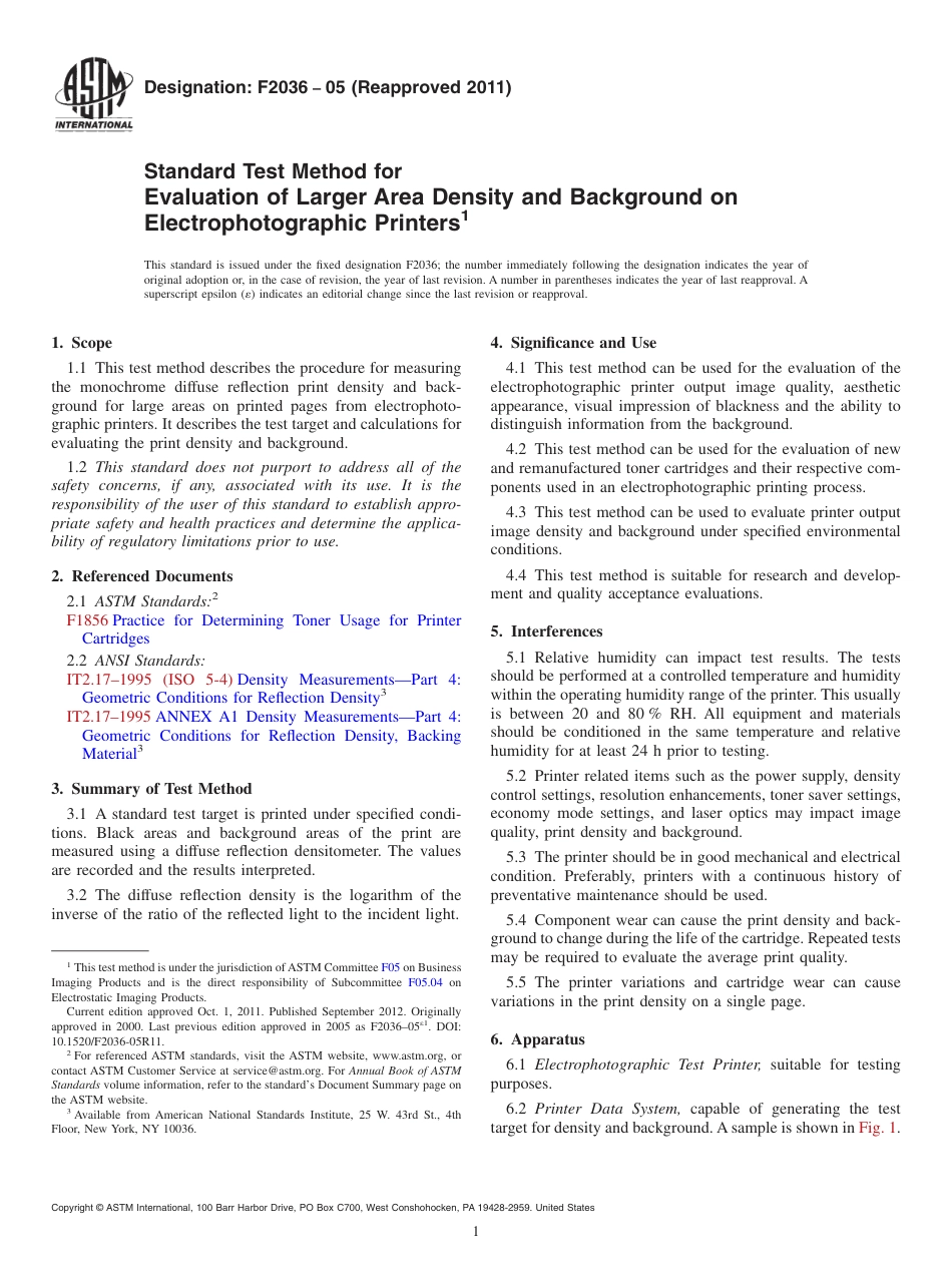 ASTM F2036 - 05 (2011).pdf_第1页