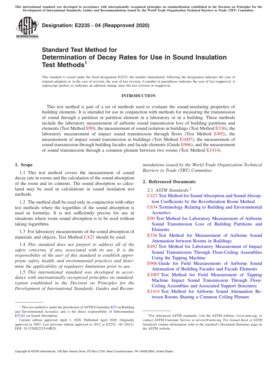 ASTM E2235 - 04 (2020).pdf_第1页