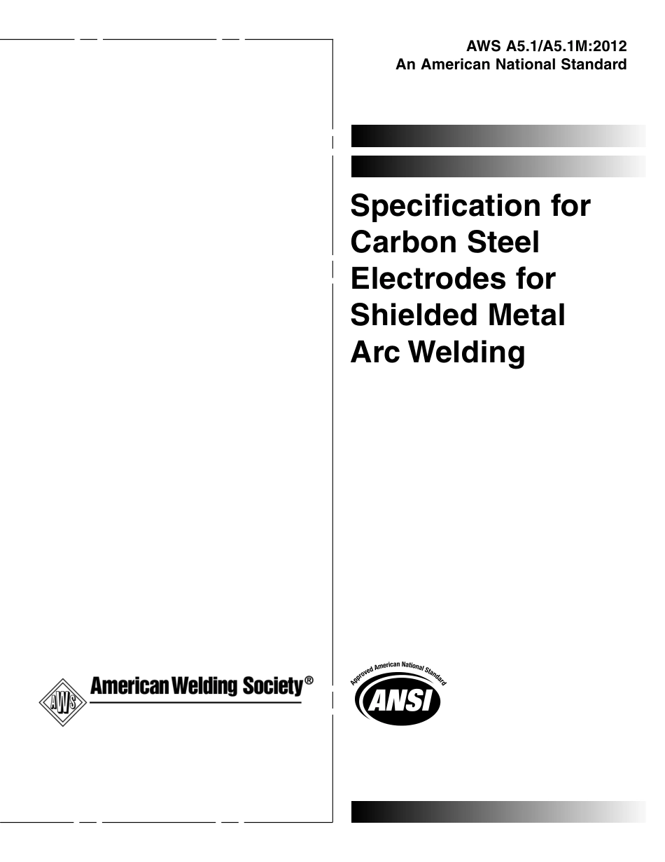 AWS A5.1 - A5.1M-2012.pdf_第1页