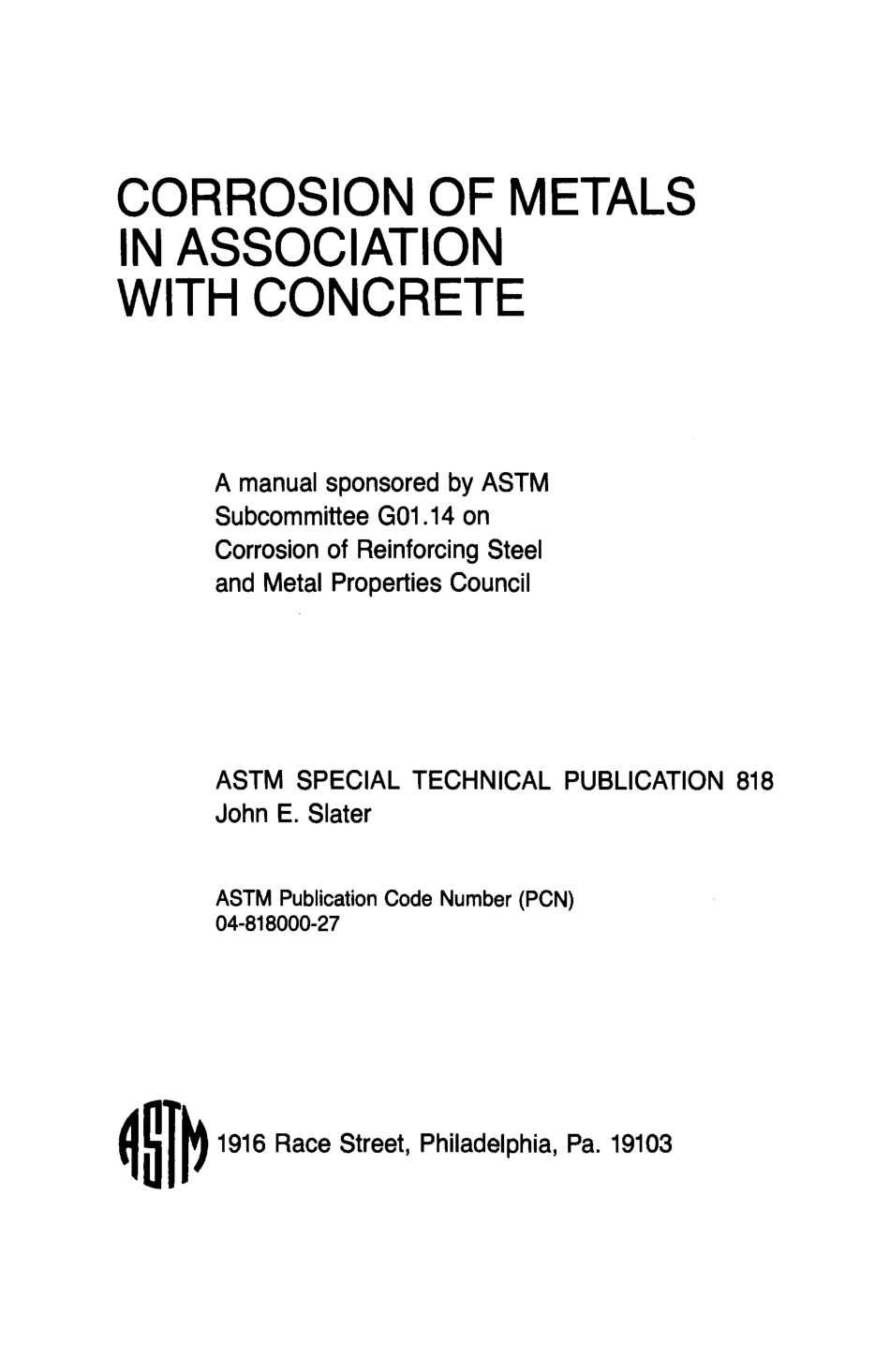 ASTM_STP_818_Corrosion_of_Metals.pdf_第2页