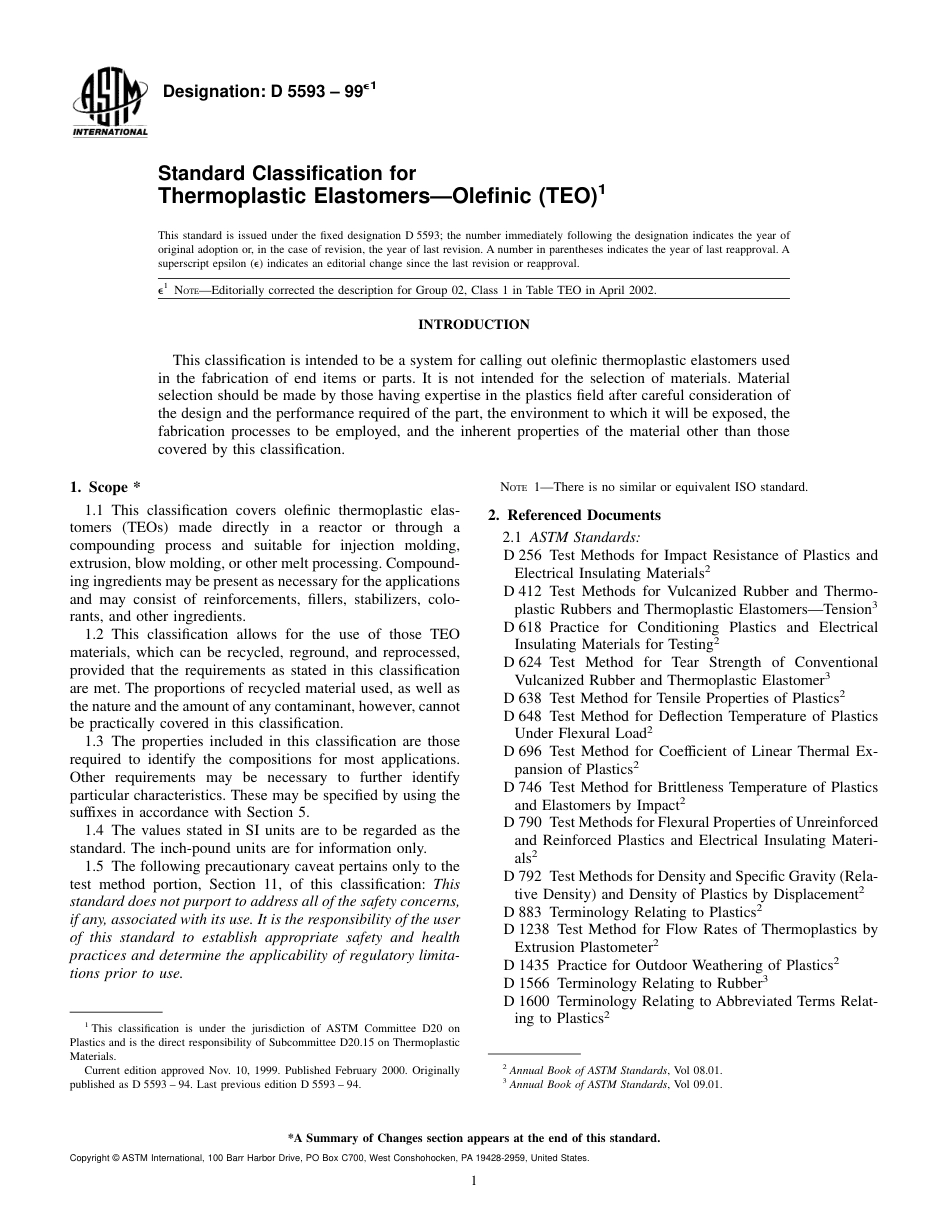 ASTM D5593 - 99e1.pdf_第1页
