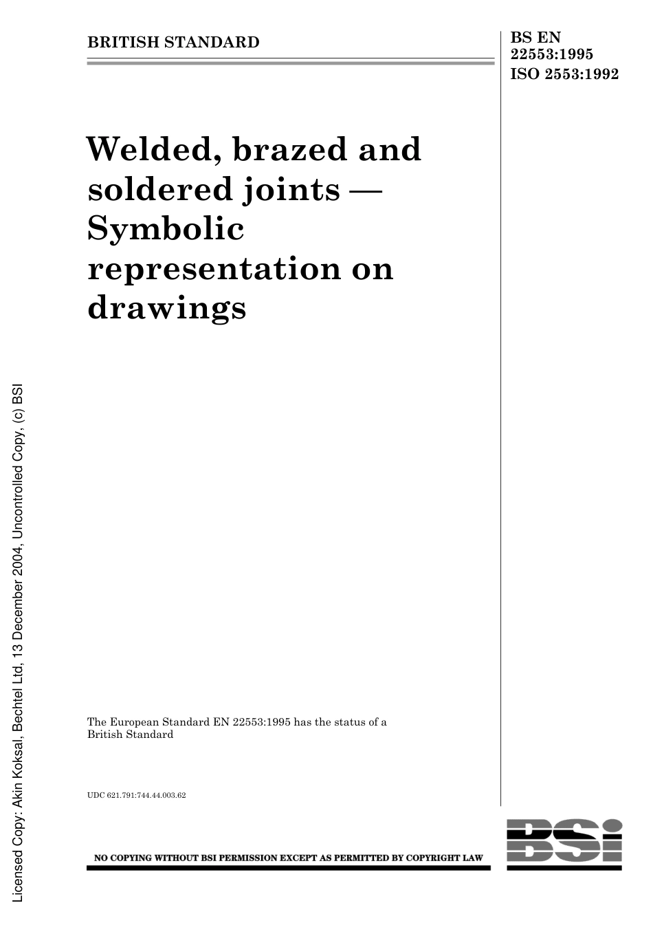 BS EN 22553-1995 (1998) ISO 2553-1992.pdf_第2页