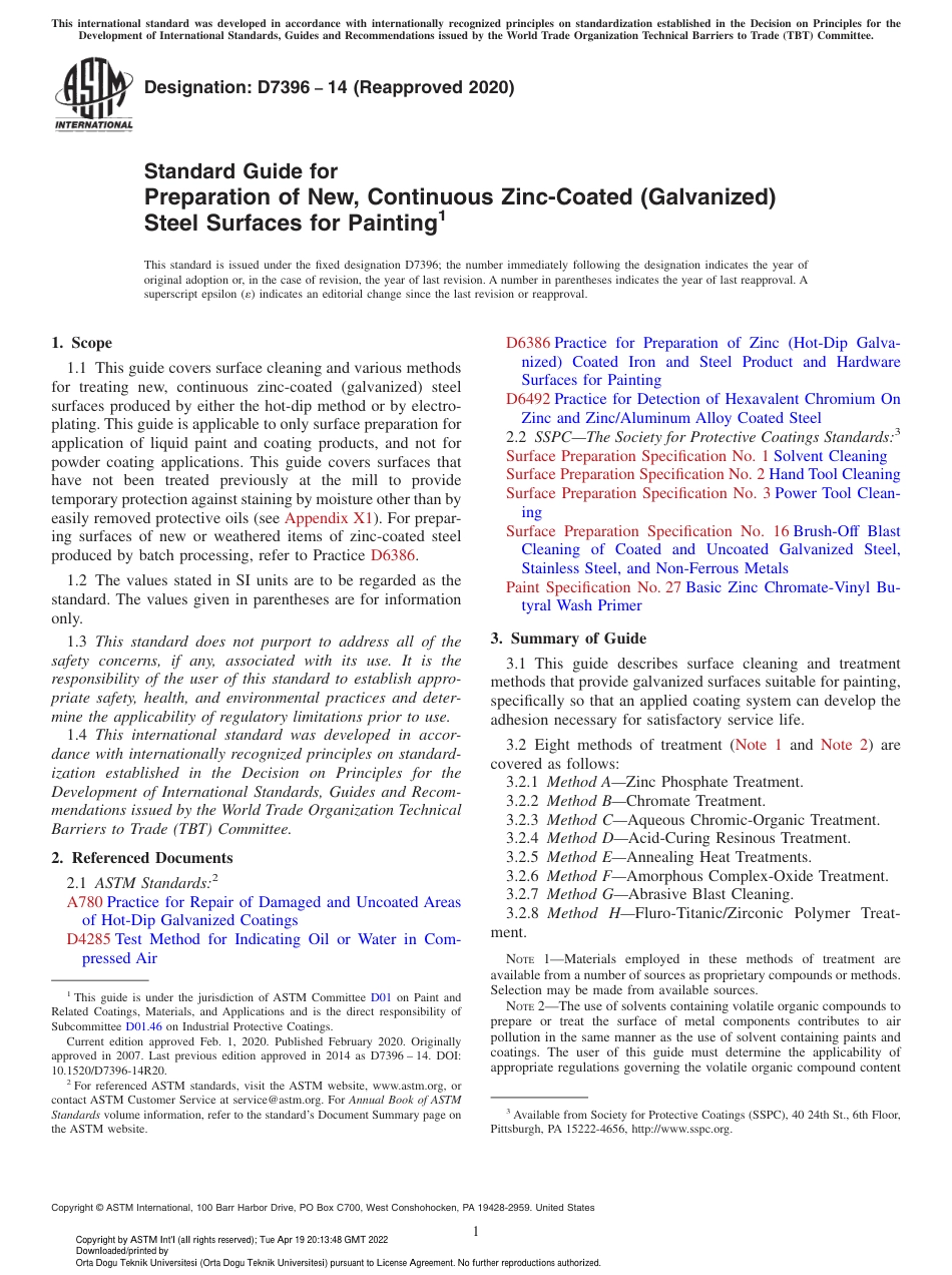 ASTM D7396 − 14 (Reapproved 2020).pdf_第1页
