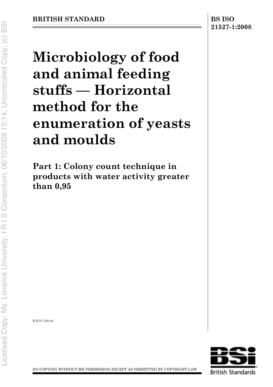 BS ISO 21527-12008.pdf_第1页