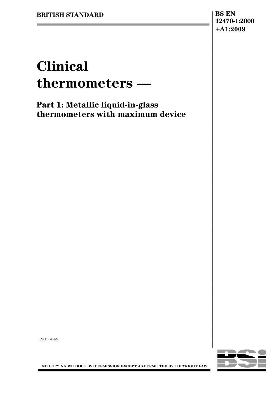 BS EN 12470-1-2000 + A1-2009.pdf_第1页