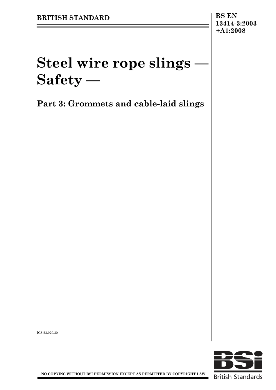 BS EN 13414-3-2003 + A1-2008.pdf_第1页