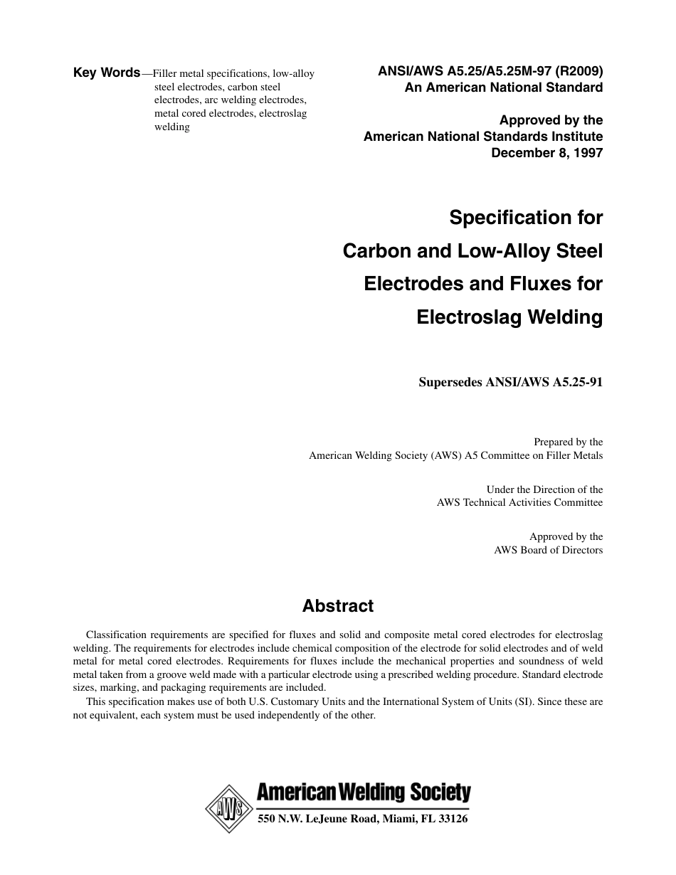 AWS A5.25 - A5.25M-97 (2009).pdf_第2页