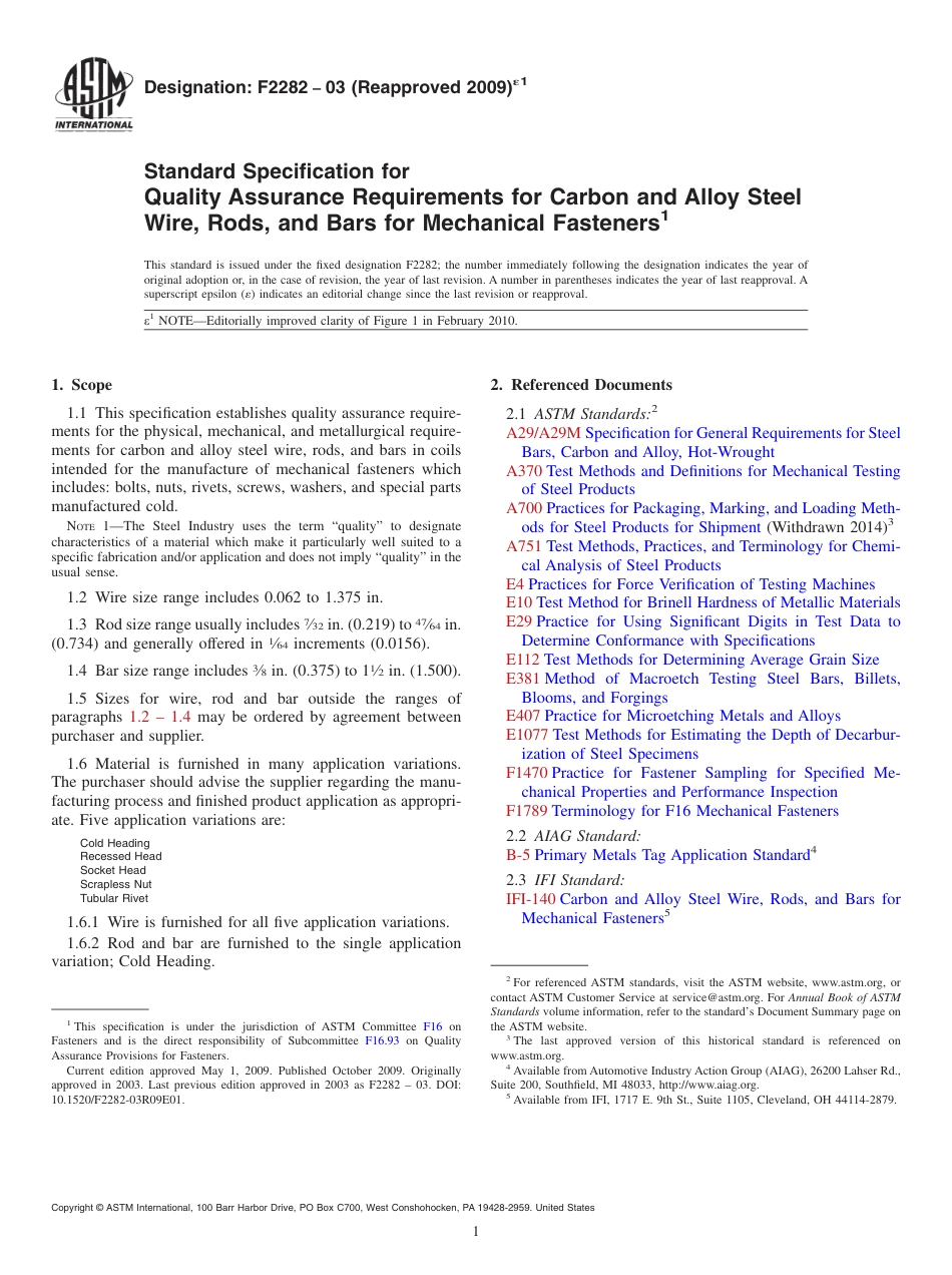 ASTM F2282-03 (Reapproved 2009)e1.pdf_第1页