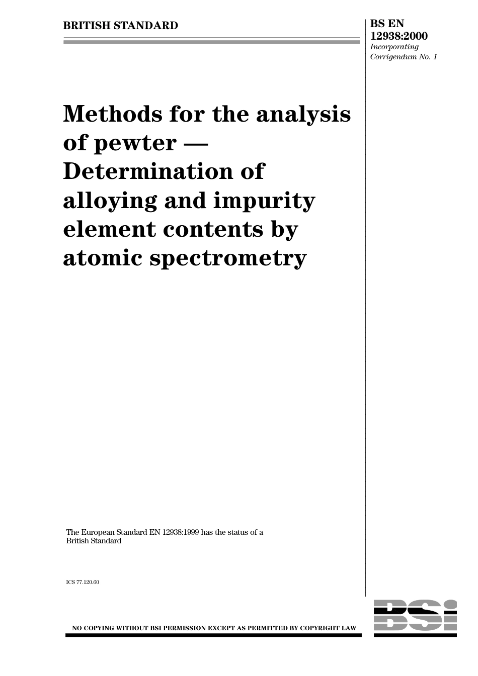 BS EN 12938-2000 (2001).pdf_第1页